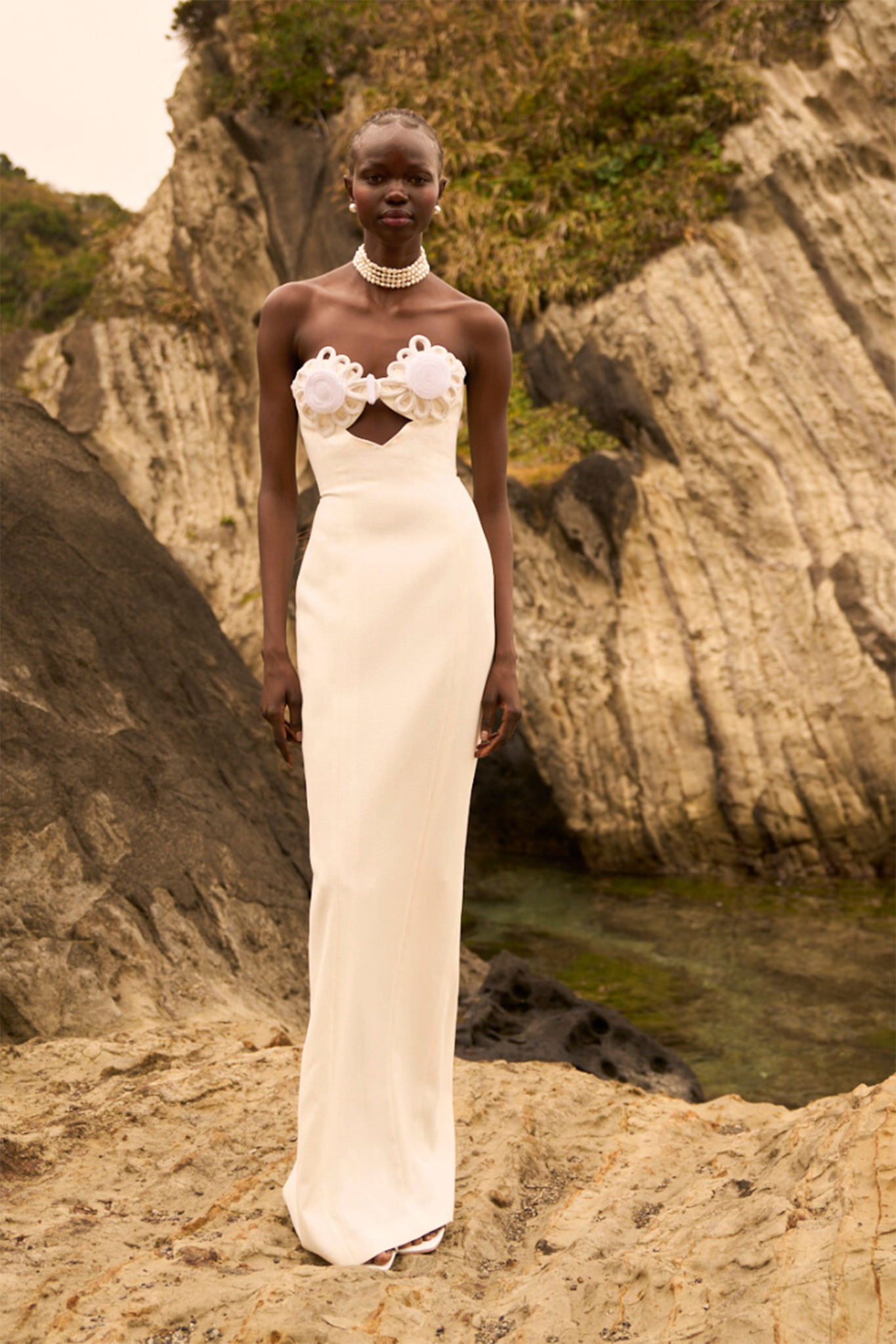 EVELYN STRAPLESS DRESS - 2