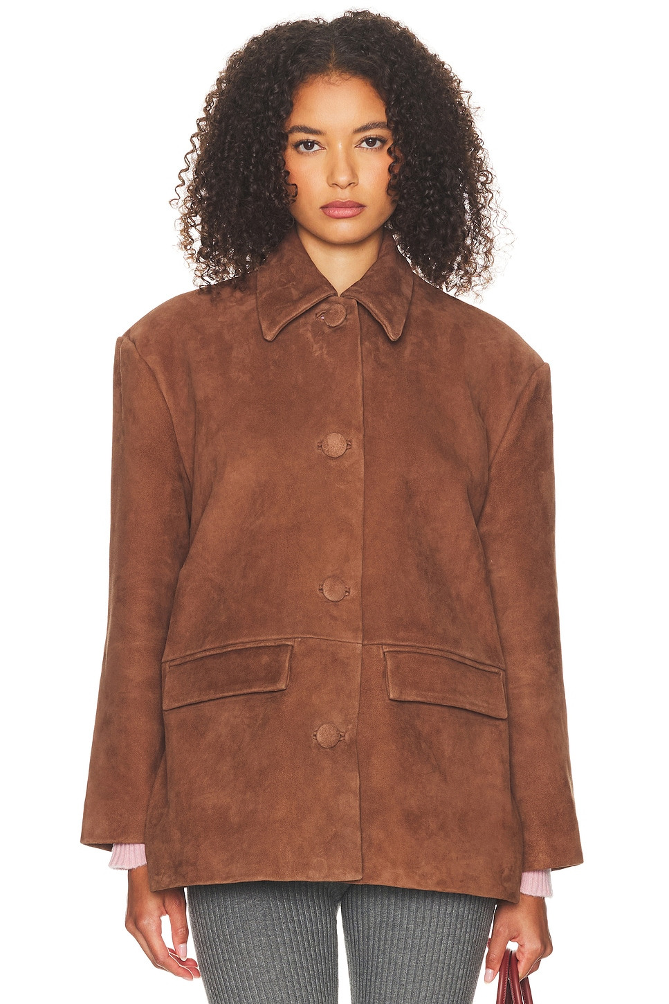 The Schoolhouse Jacket in Suede - 2