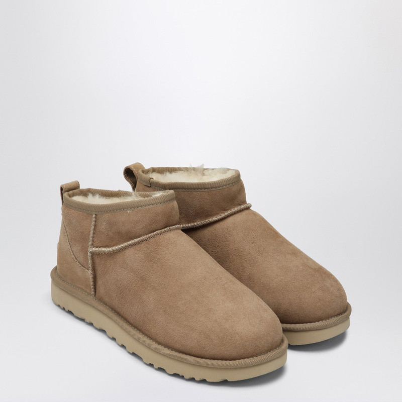 UGG Classic Ultra Mini ankle boots in sand outlook