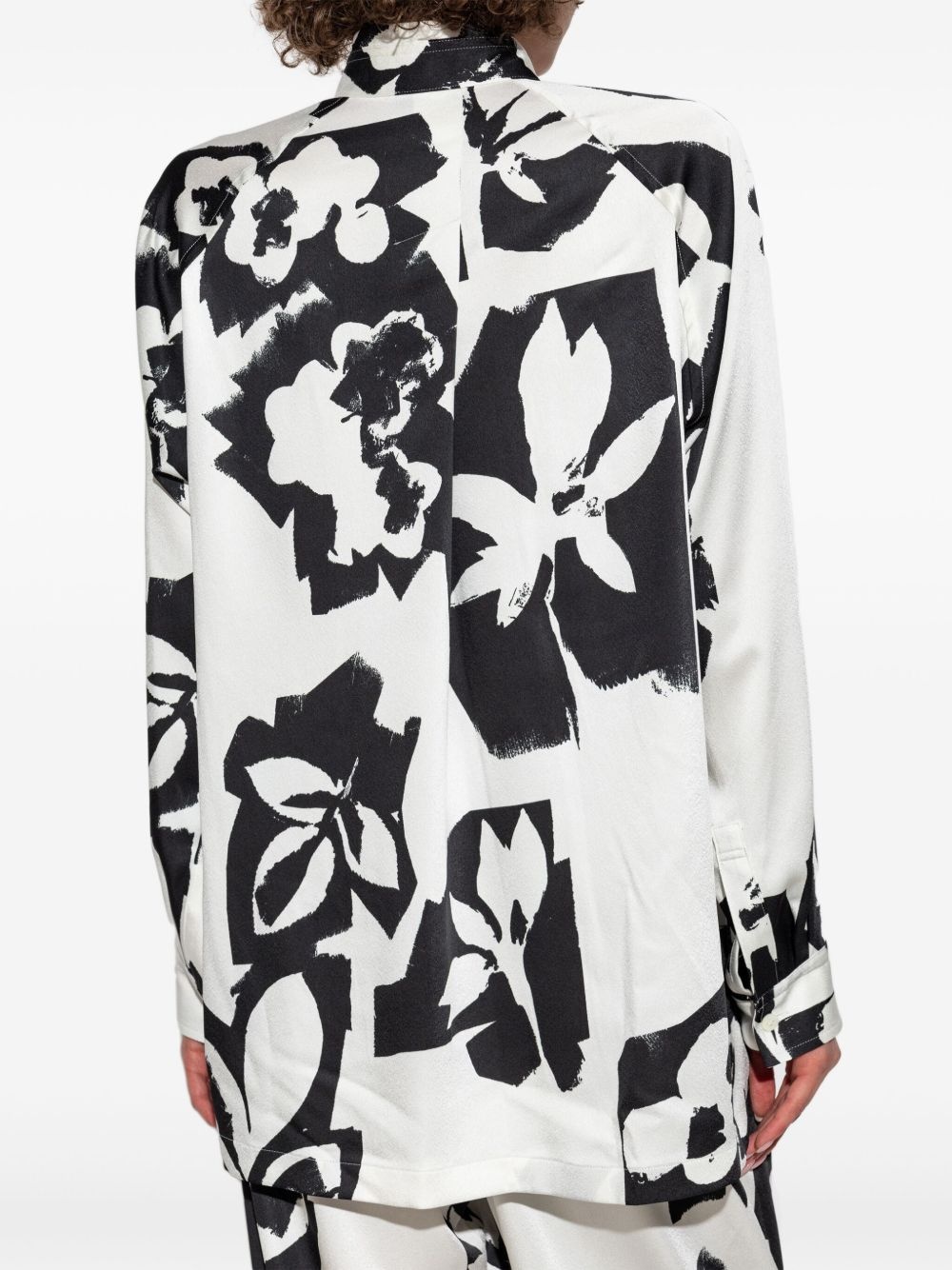 floral-print shirt - 4