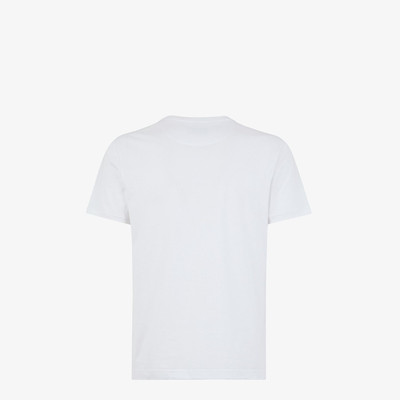 FENDI White cotton T-shirt outlook