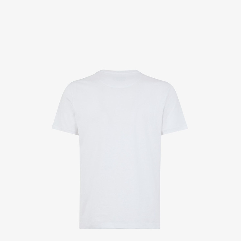 FENDI White cotton T-shirt outlook