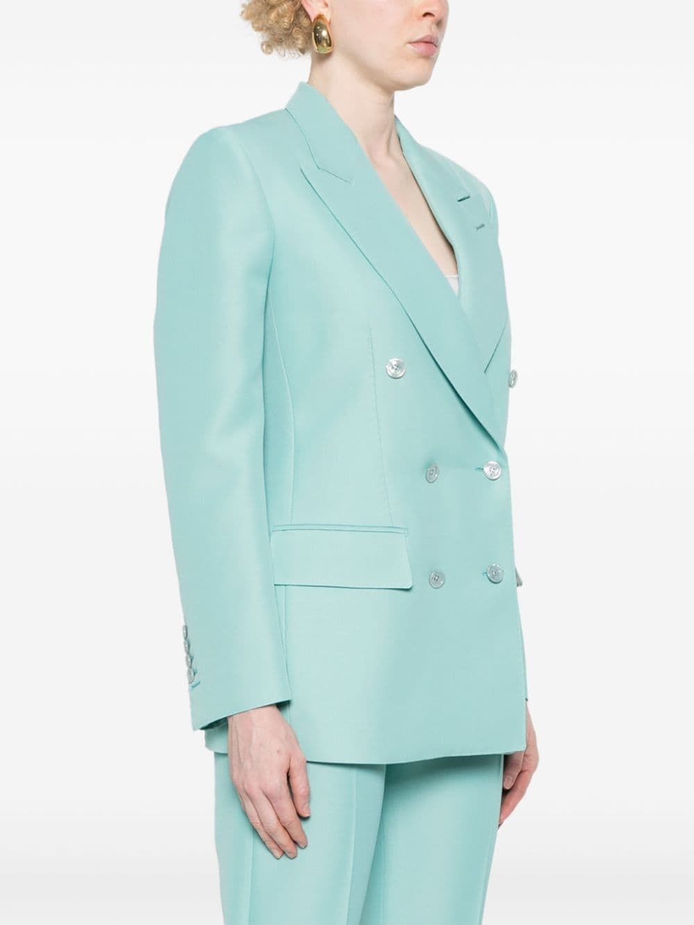double-breasted blazer - 3