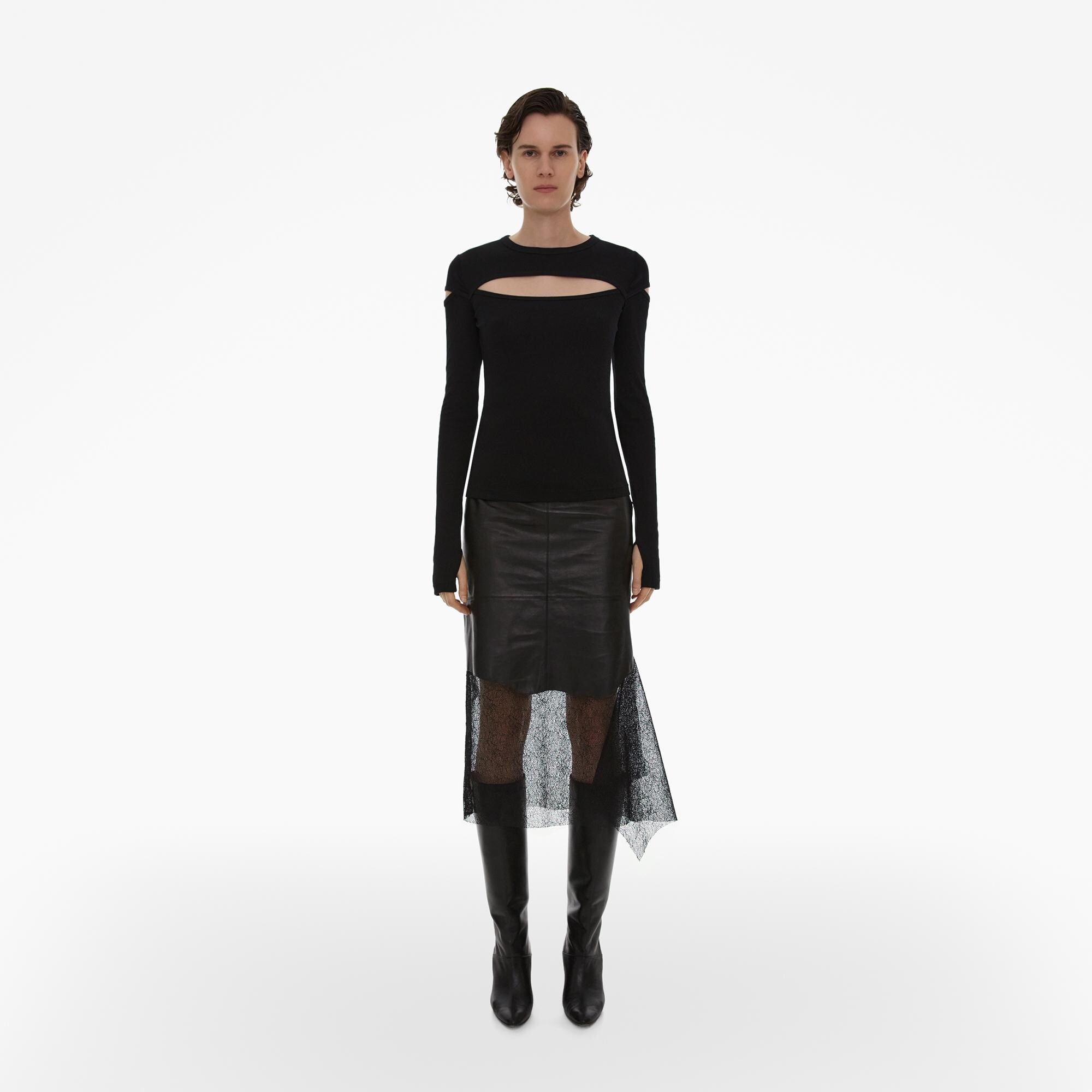SLASH LONG SLEEVE TOP - 2