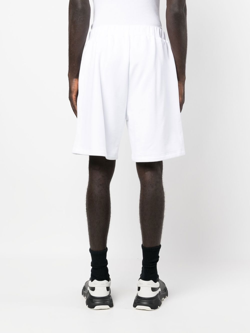 cotton logo-print shorts - 4