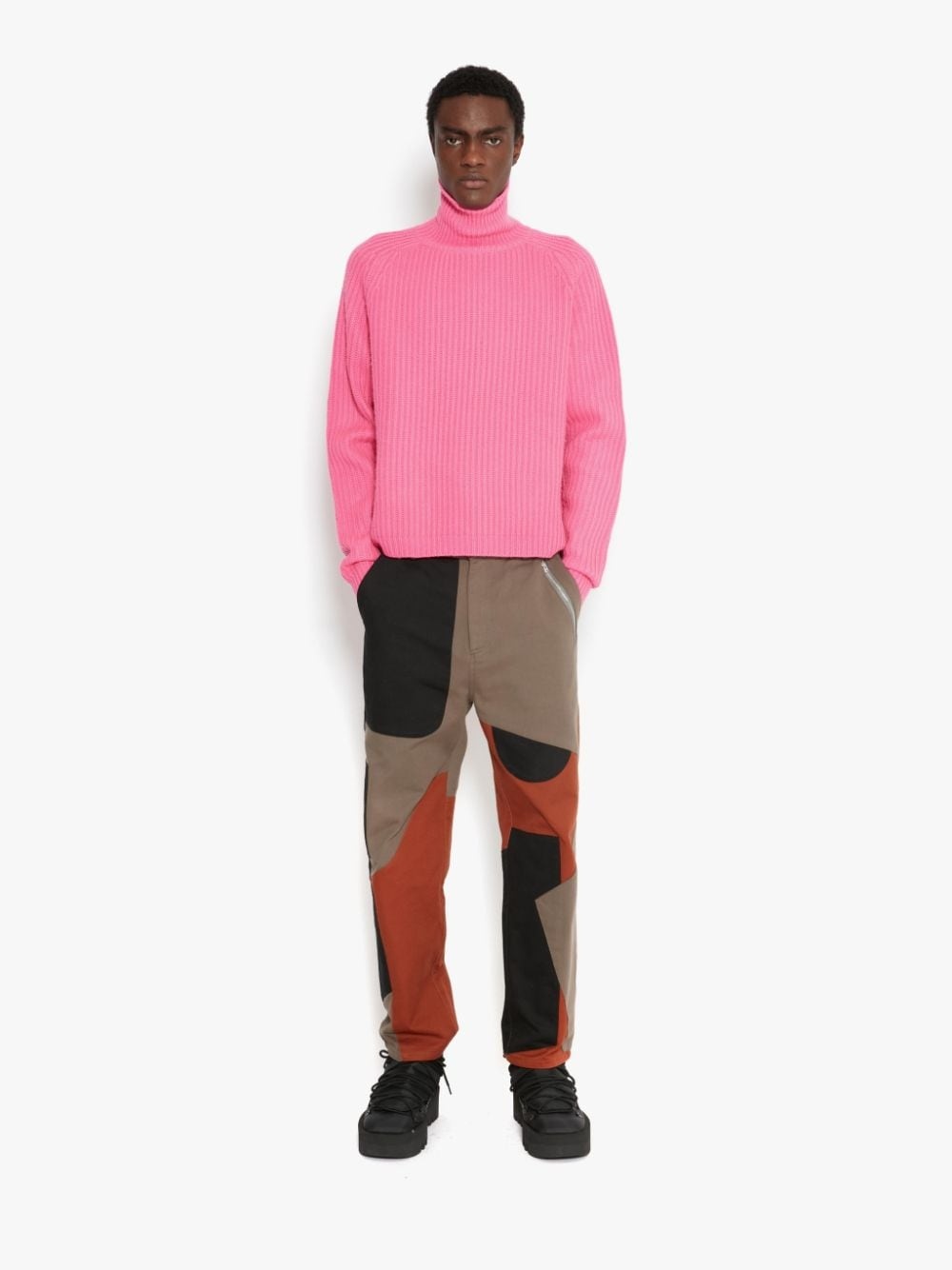 RAGLAN SLEEVE TURTLENECK JUMPER - 2