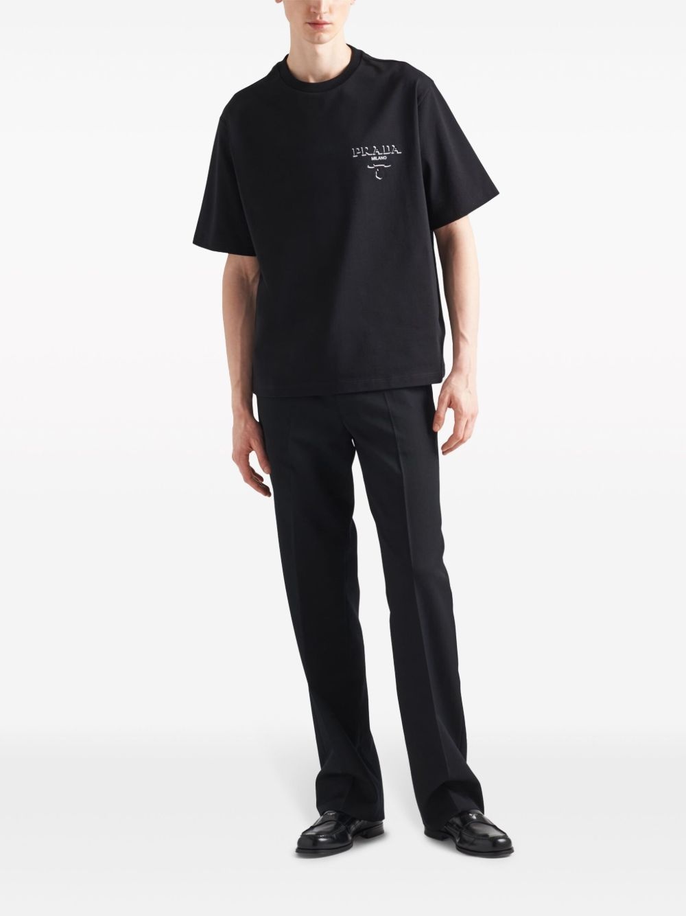 logo-print cotton T-shirt - 2