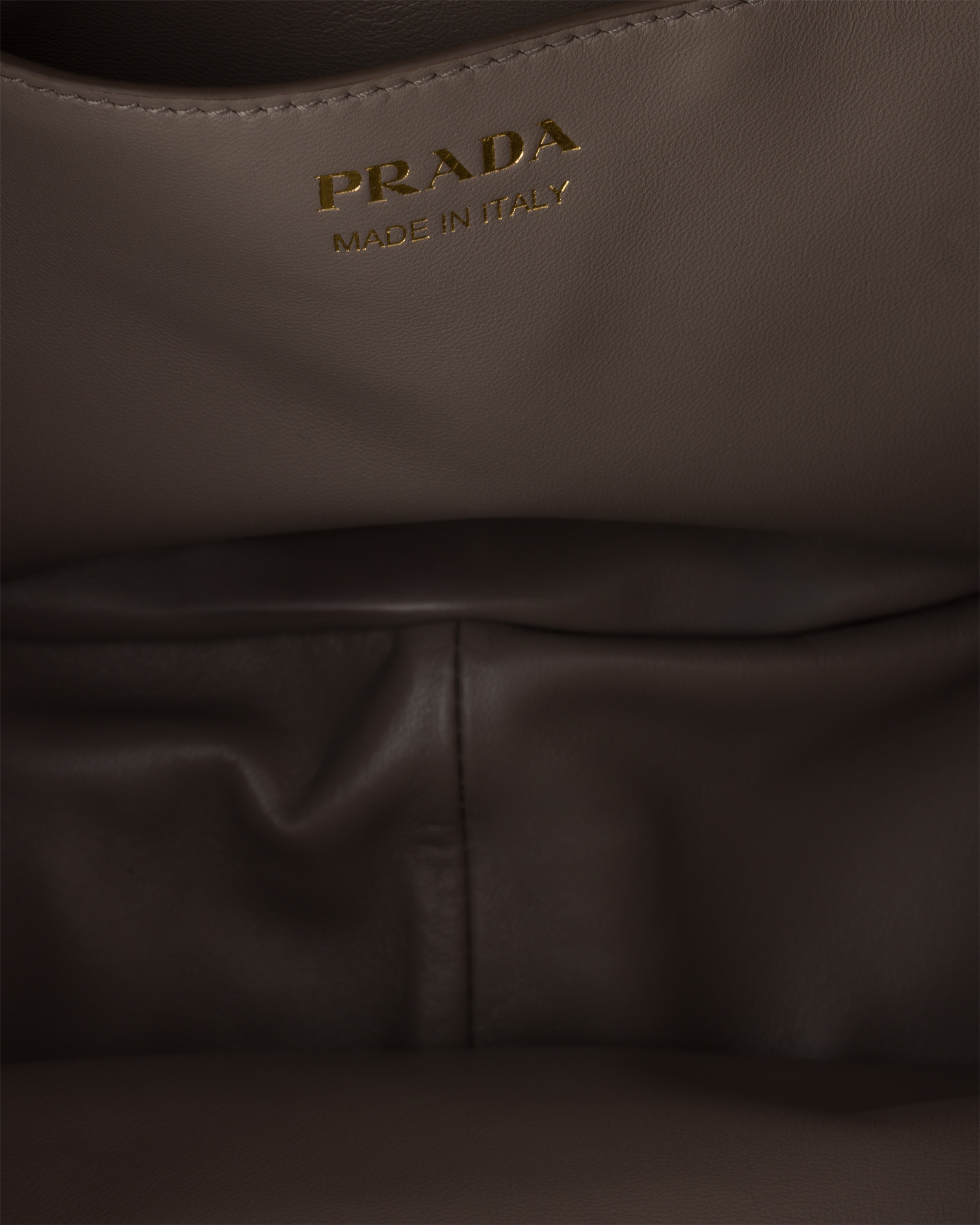 Prada Demi-lune large leather shoulder bag - 4
