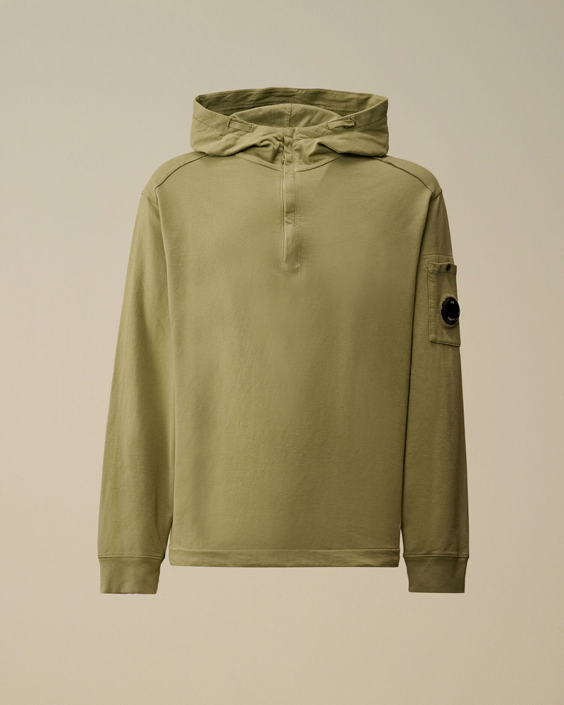 Light Fleece Half Zip Lens Sweatshirt 1
