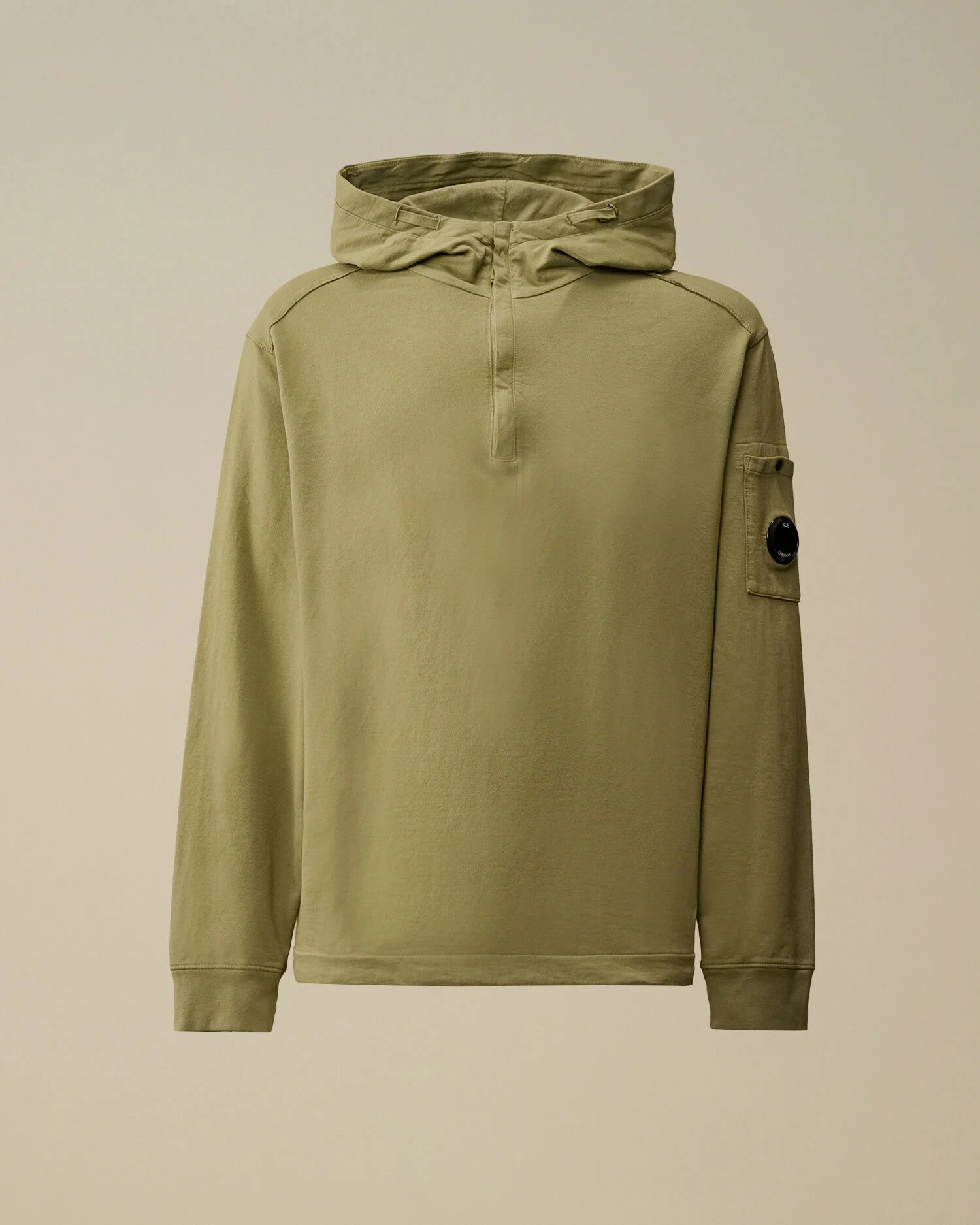 Light Fleece Half Zip Lens Sweatshirt - 1