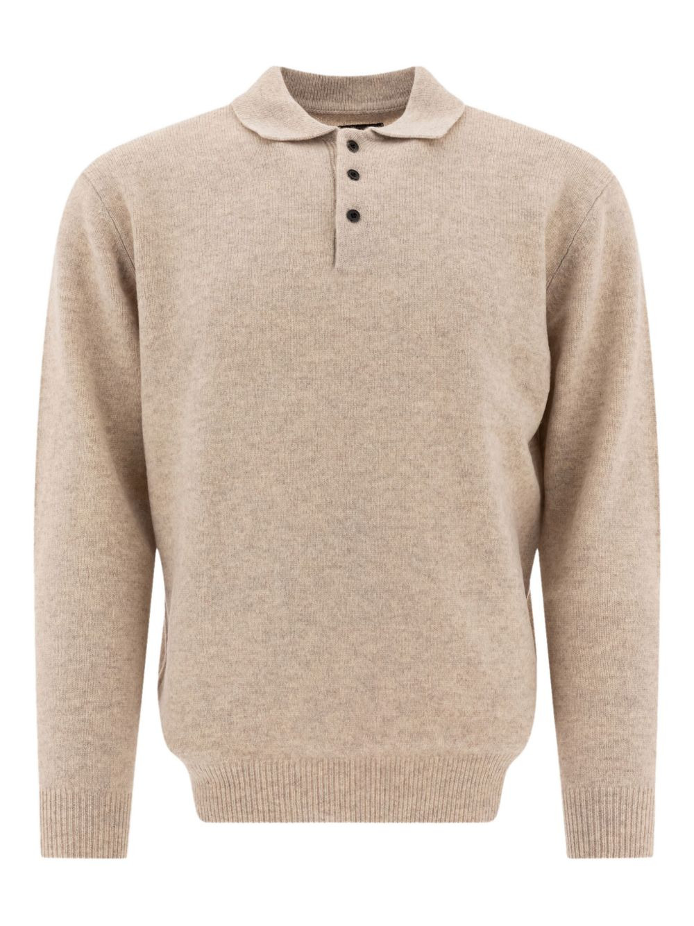 wool polo shirt - 1