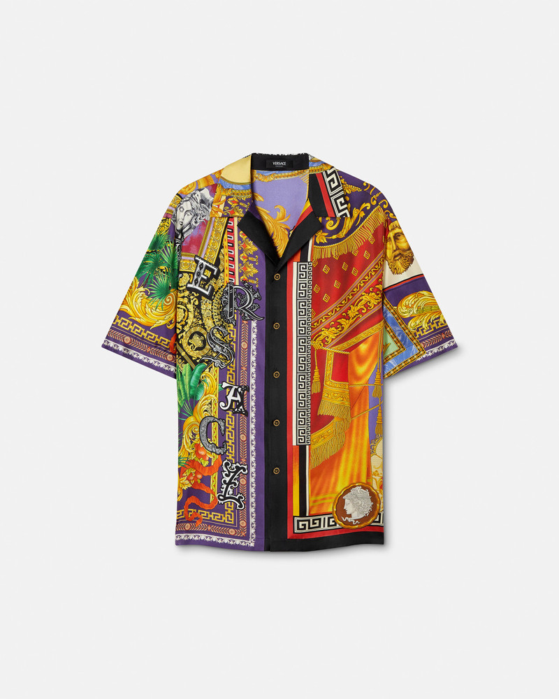 Printed Silk Twill Regular Shirt 1