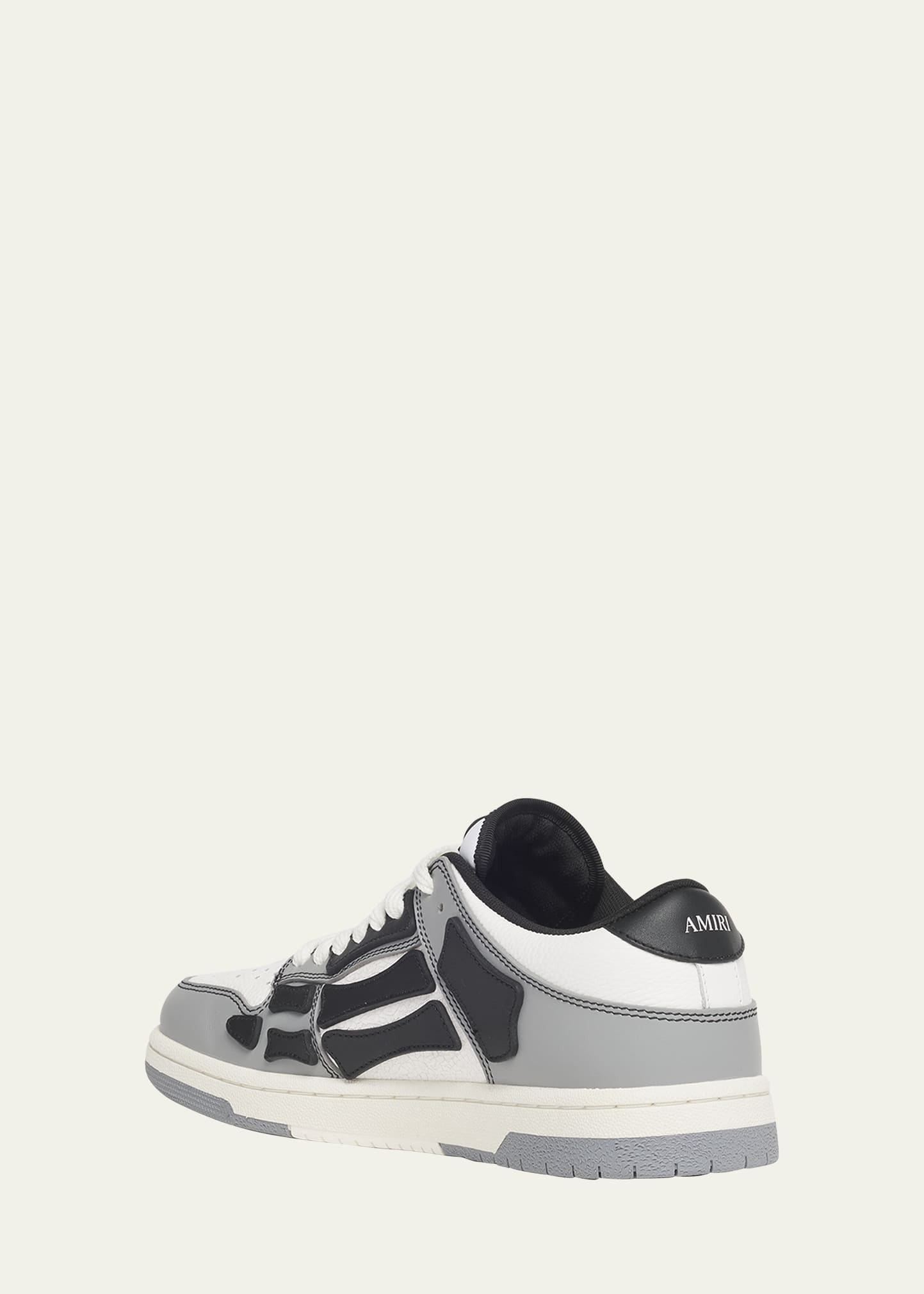 Men's Varsity Skel Leather Low-Top Sneakers - 4