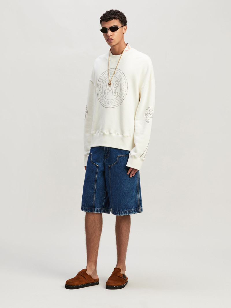 Palm Angels Monogram Workwear Short outlook