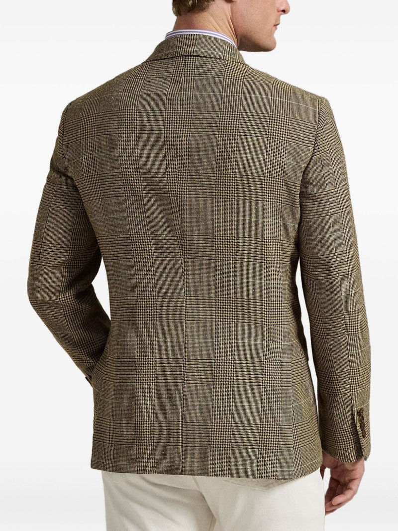 double-breasted checked-pattern blazer 3