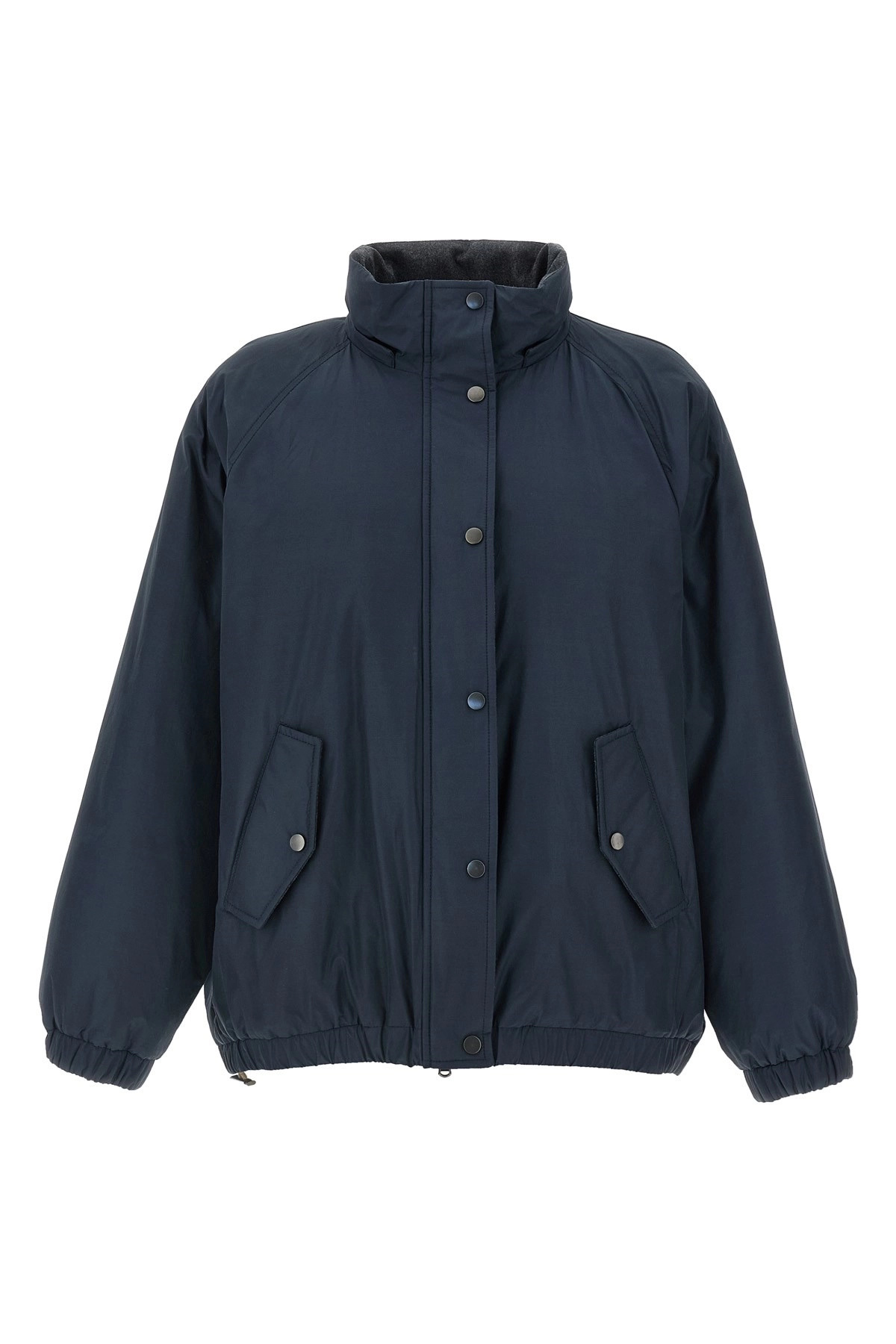 Knitted hooded down jacket - 3