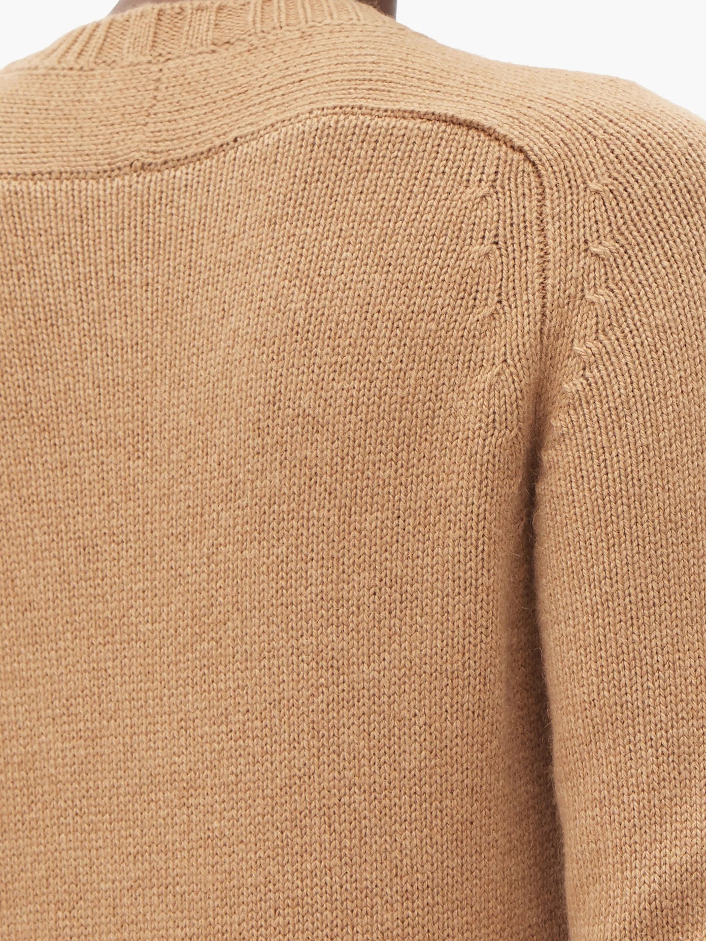 Round-neck camel-hair sweater - 4