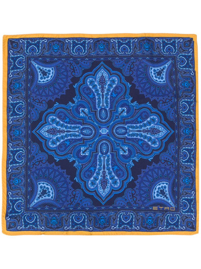 Etro paisley pocket square outlook