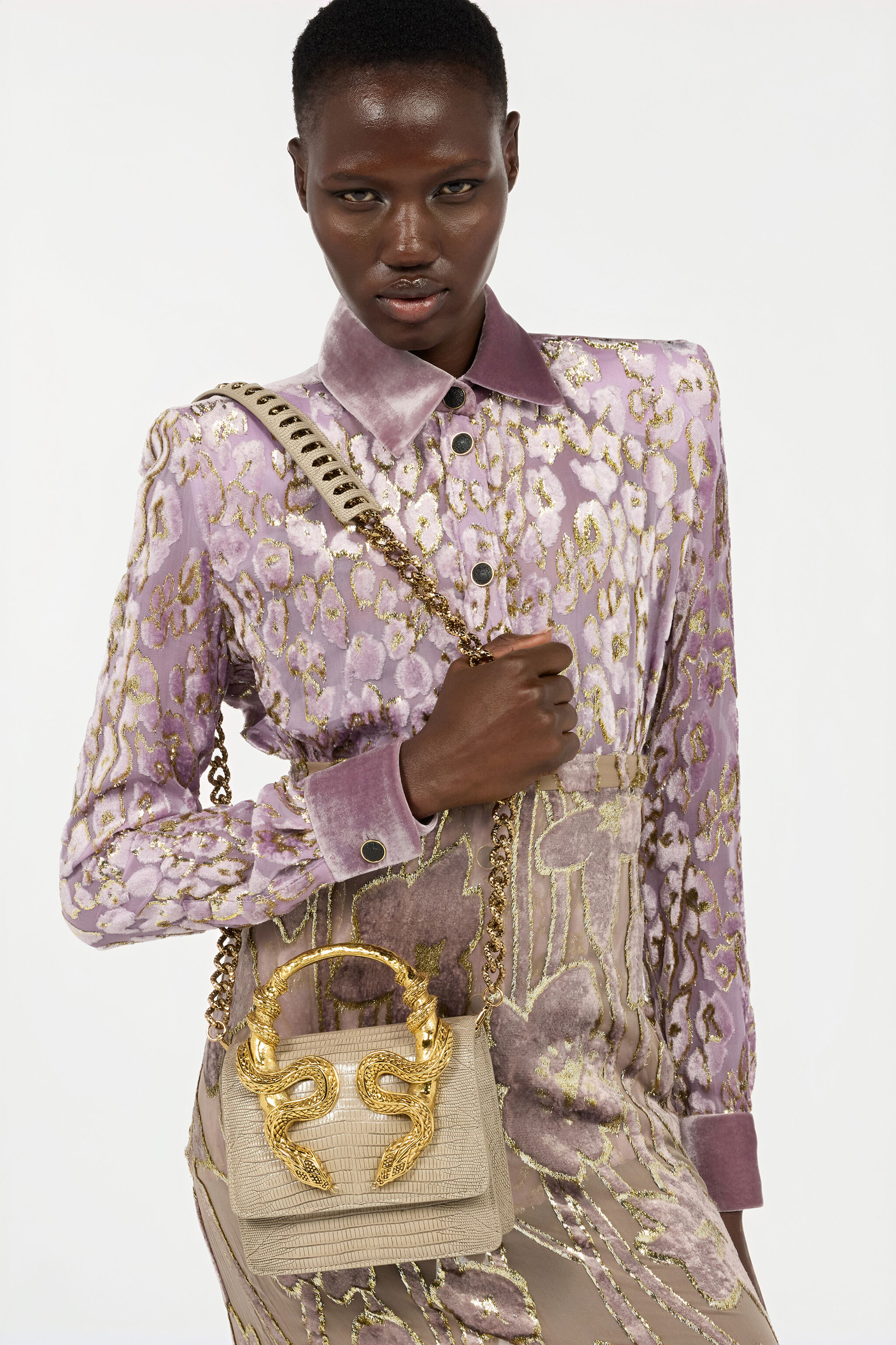 Ivory Bag With Snakes - 2