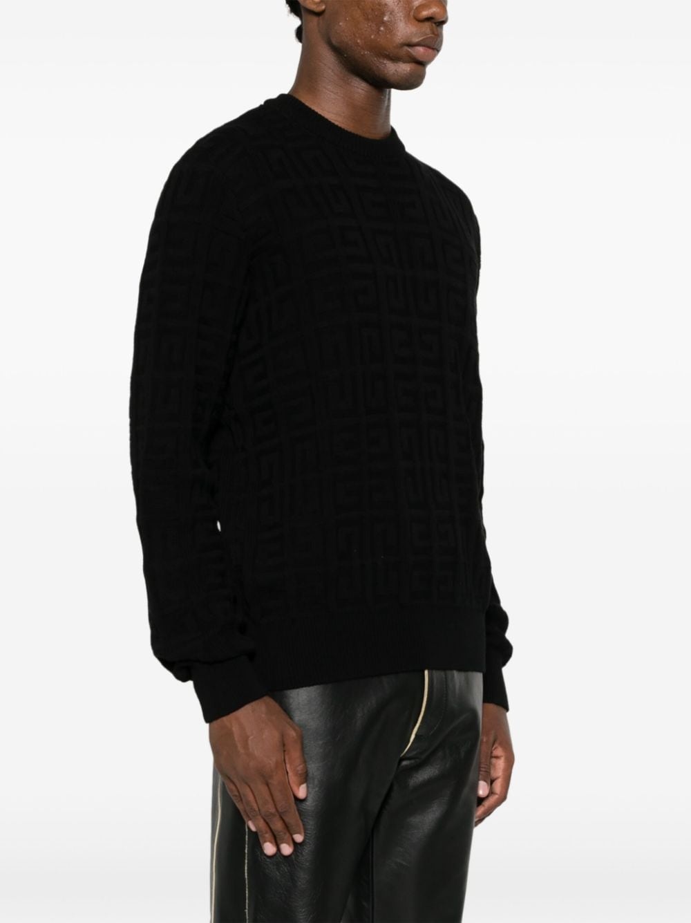 4G jacquard cotton jumper - 3