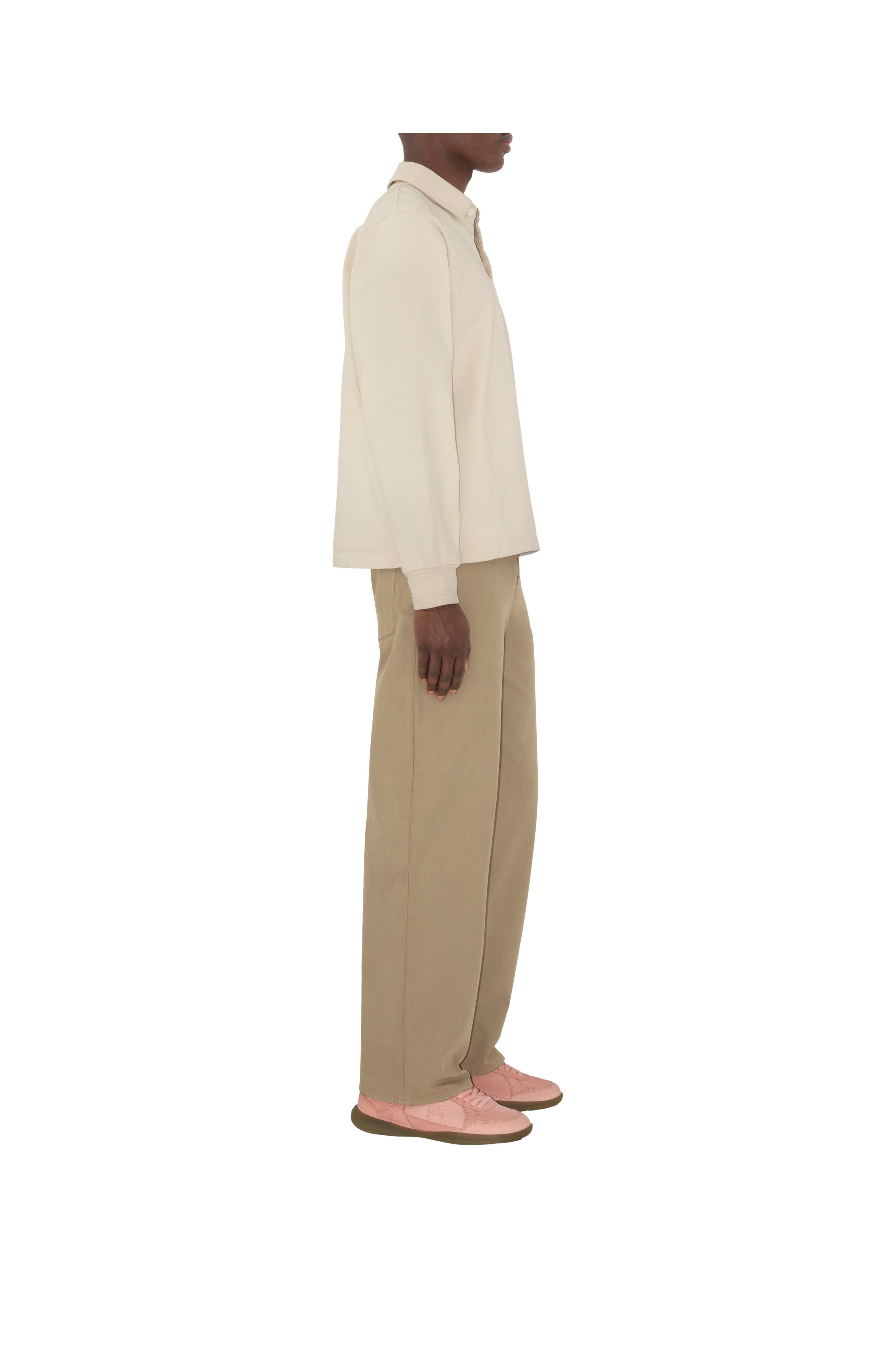 burberry Cotton Trousers in Quill at Nordstrom - 3