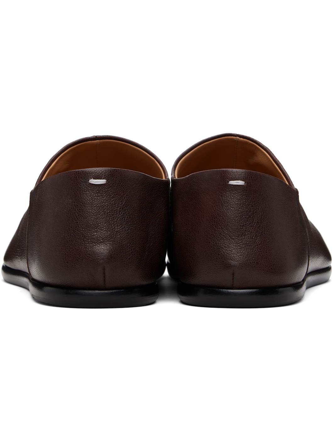 Brown Tabi Babouche Loafers - 2