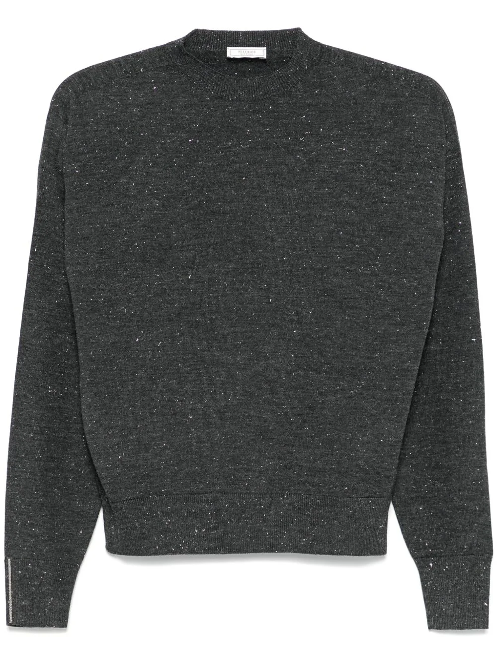 metallic-thread sweater - 1