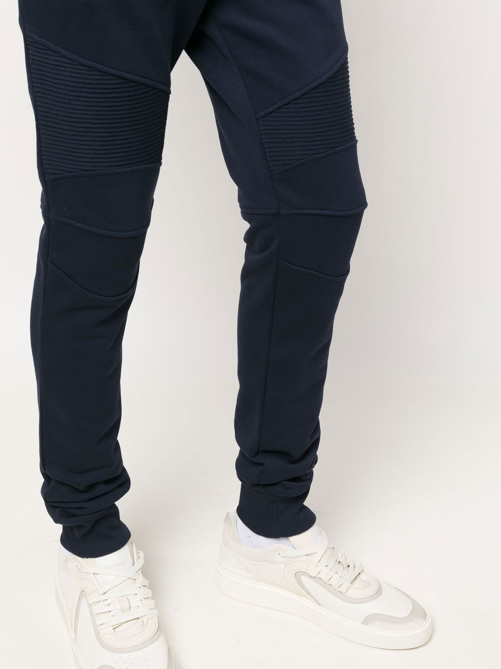 ribbed drawstring track pants - 5