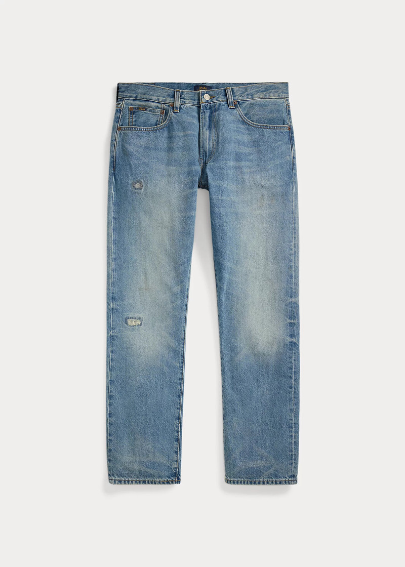Hampton Relaxed Straight Distressed Jean 1