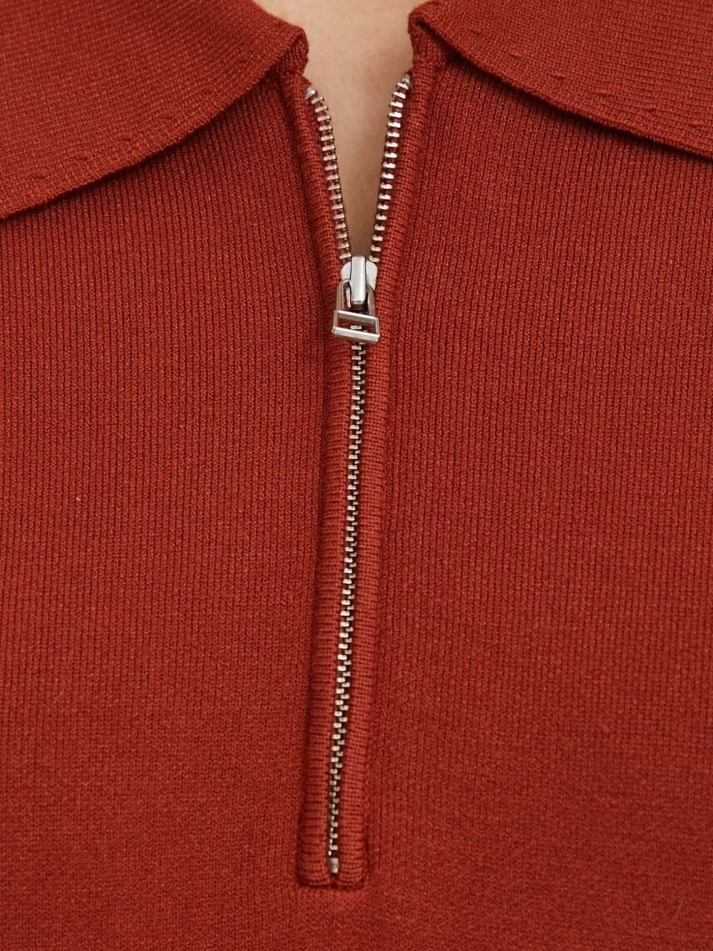 Ariia zip-front polo top - 4