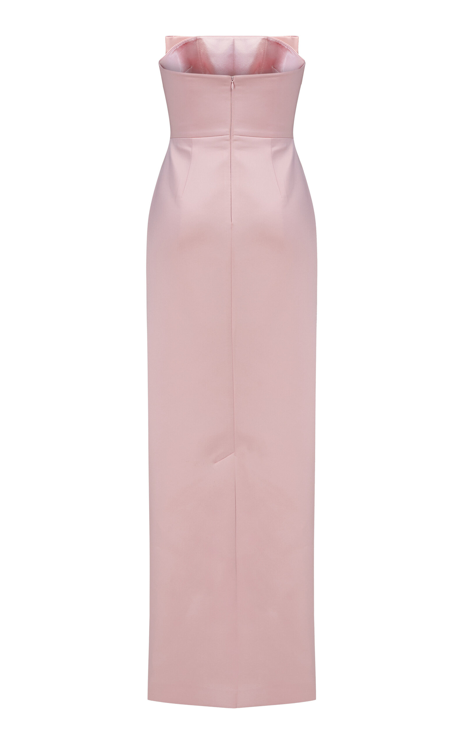 Sisu Bow-Detailed Satin Maxi Dress pink - 5
