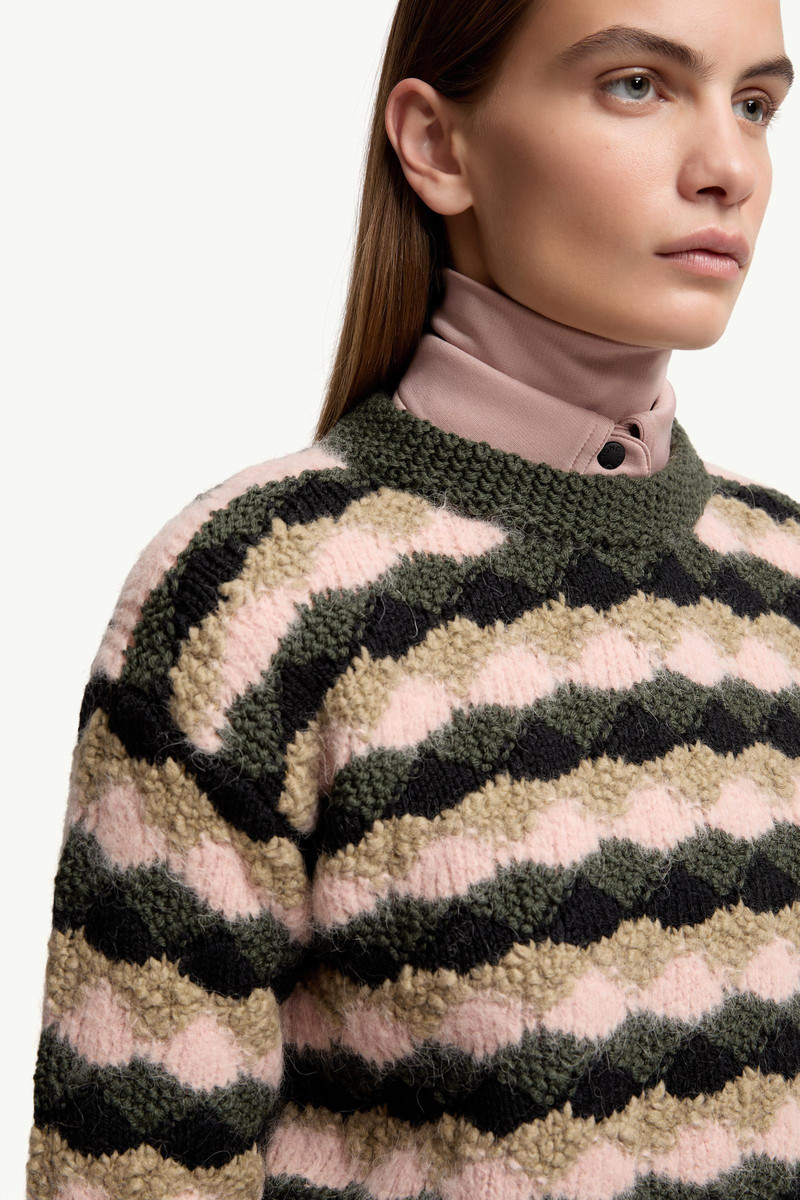 Wool & Alpaca Blend Striped Sweater 6