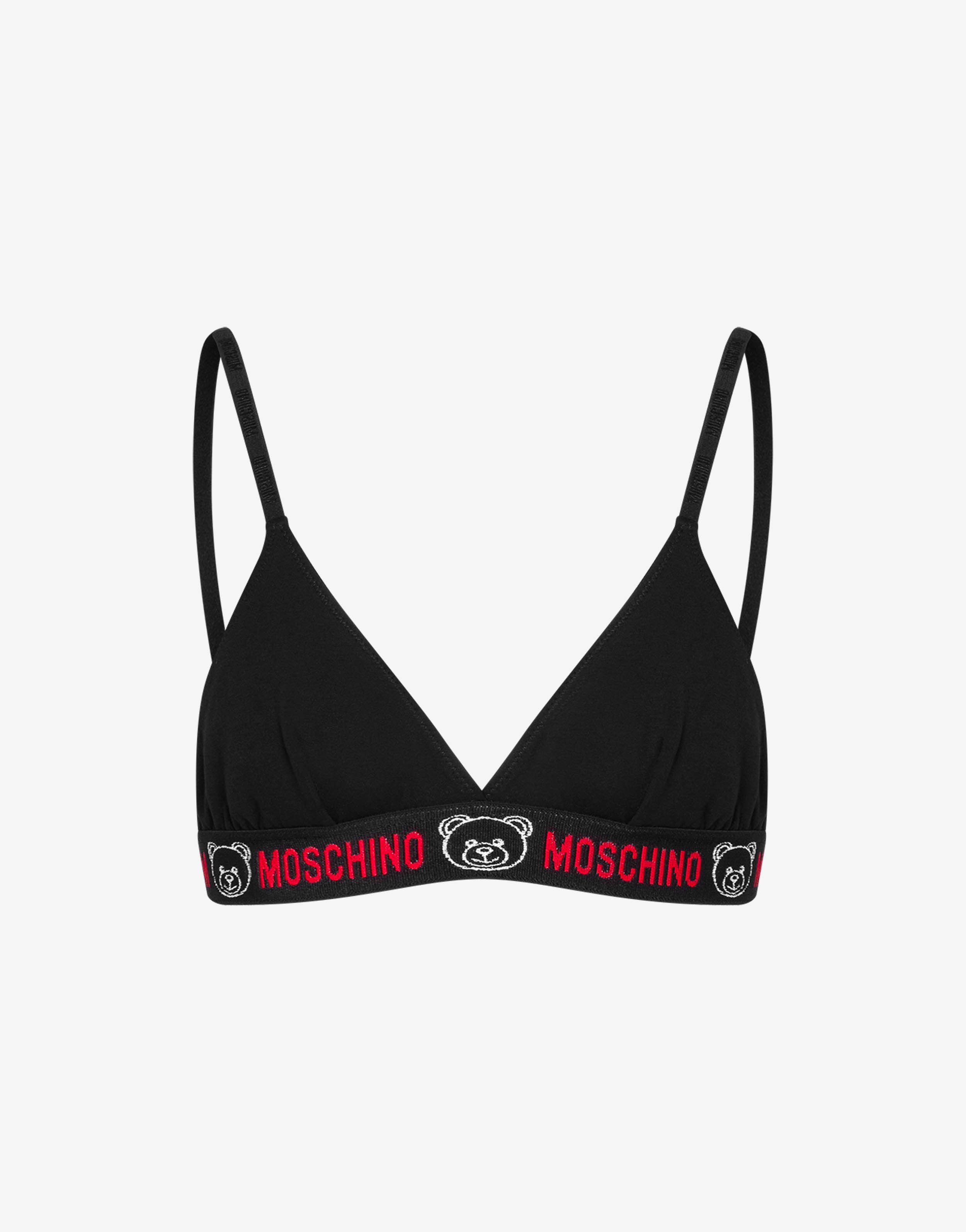 ELASTIC TEDDY TRIANGLE BRA - 1