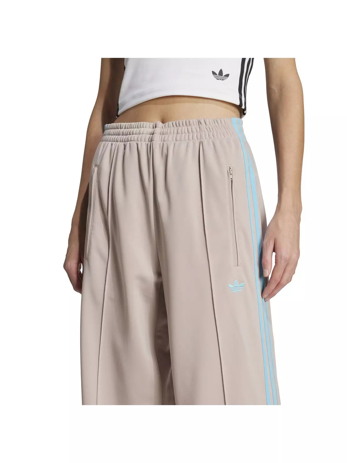 Originals Women's Adicolor Classic Firebird Loose Track Tracksuit Bottoms -Beige - 3