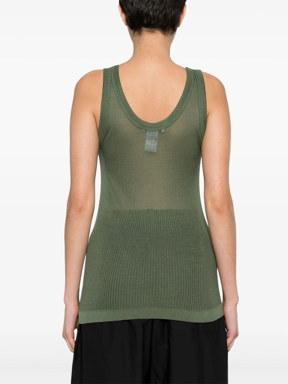 semi-transparent tank top - 4