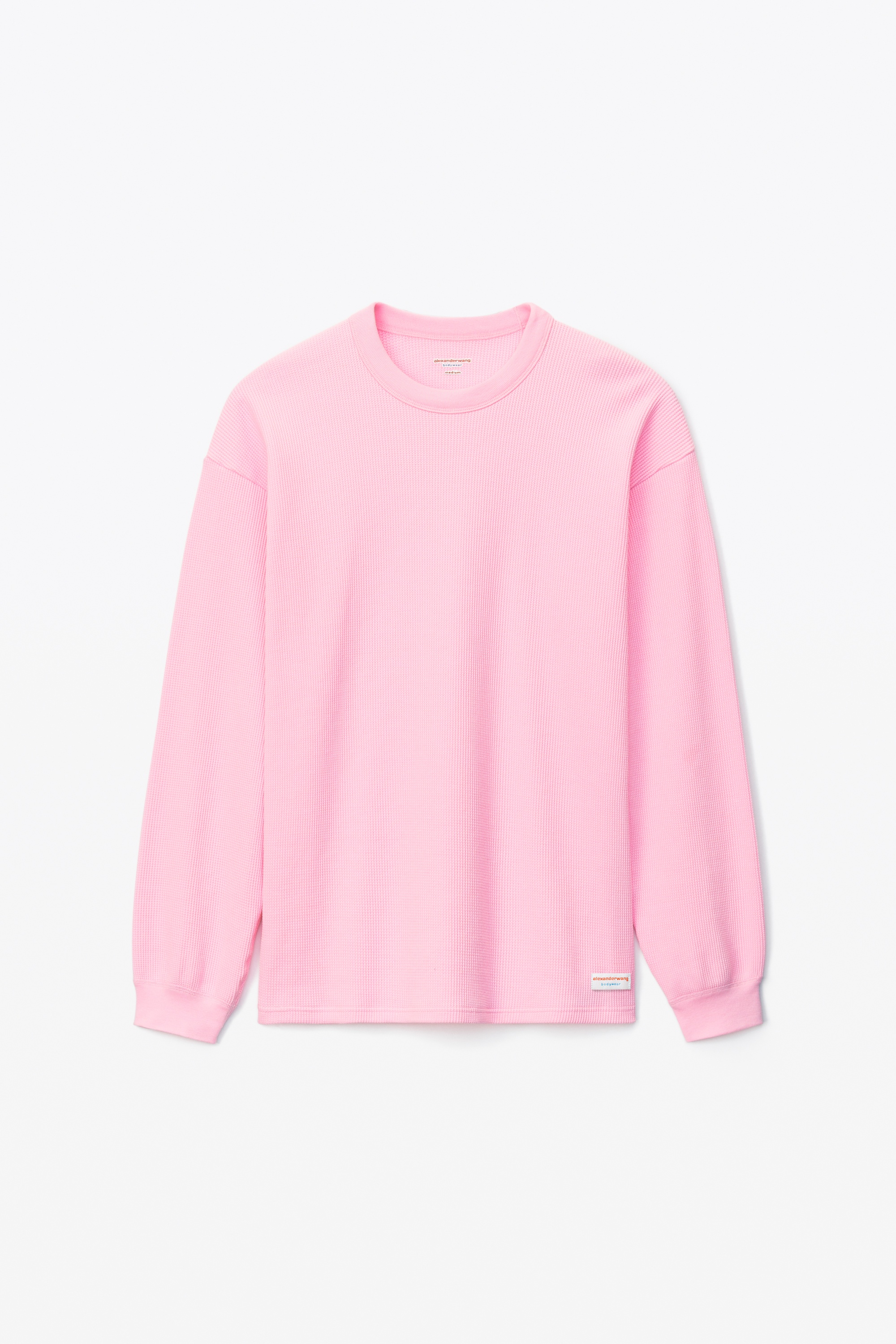 UNISEX LONG SLEEVE IN COTTON WAFFLE THERMAL - 1