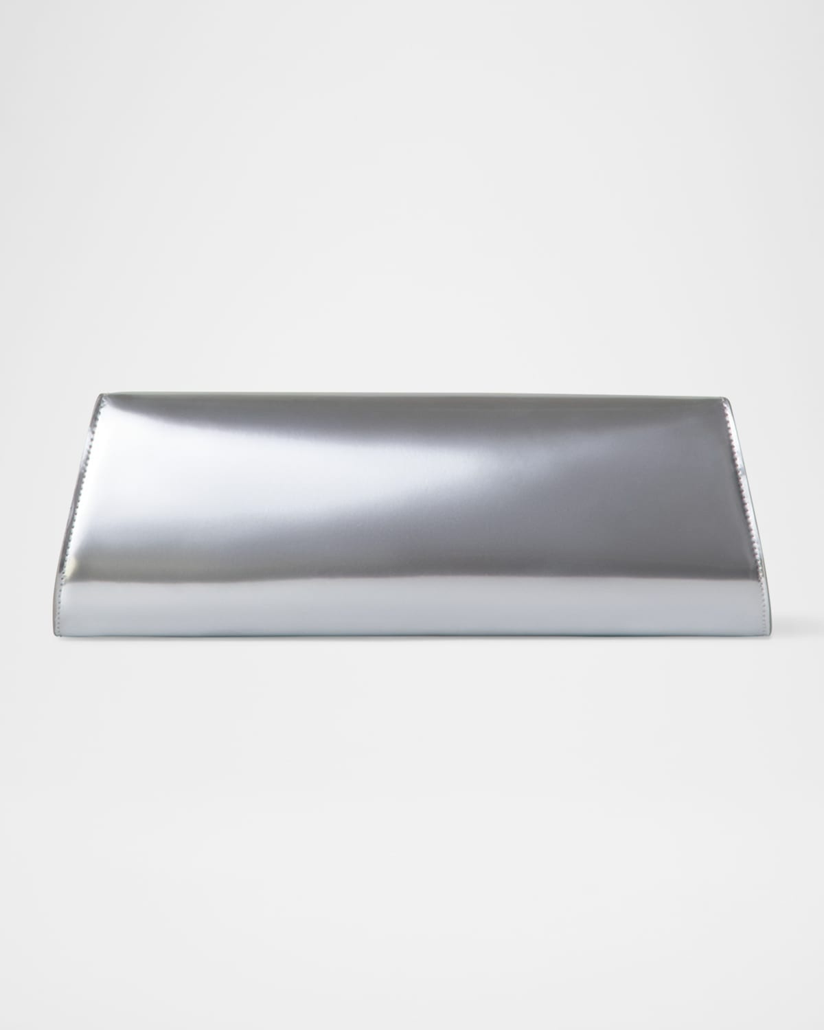 Anouk Small Metallic Leather Clutch Bag - 3