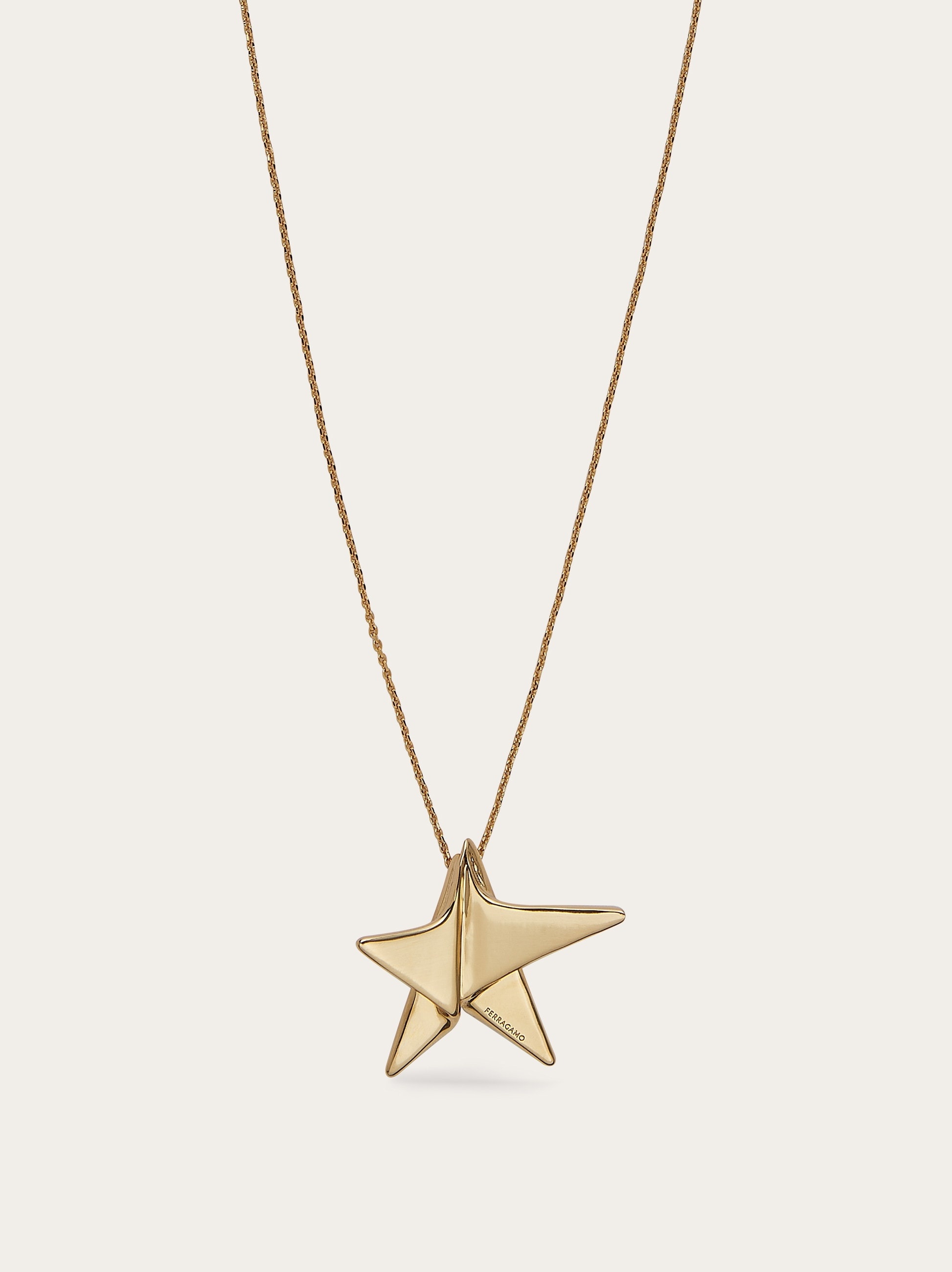FERRAGAMO Necklace with star pendant | REVERSIBLE