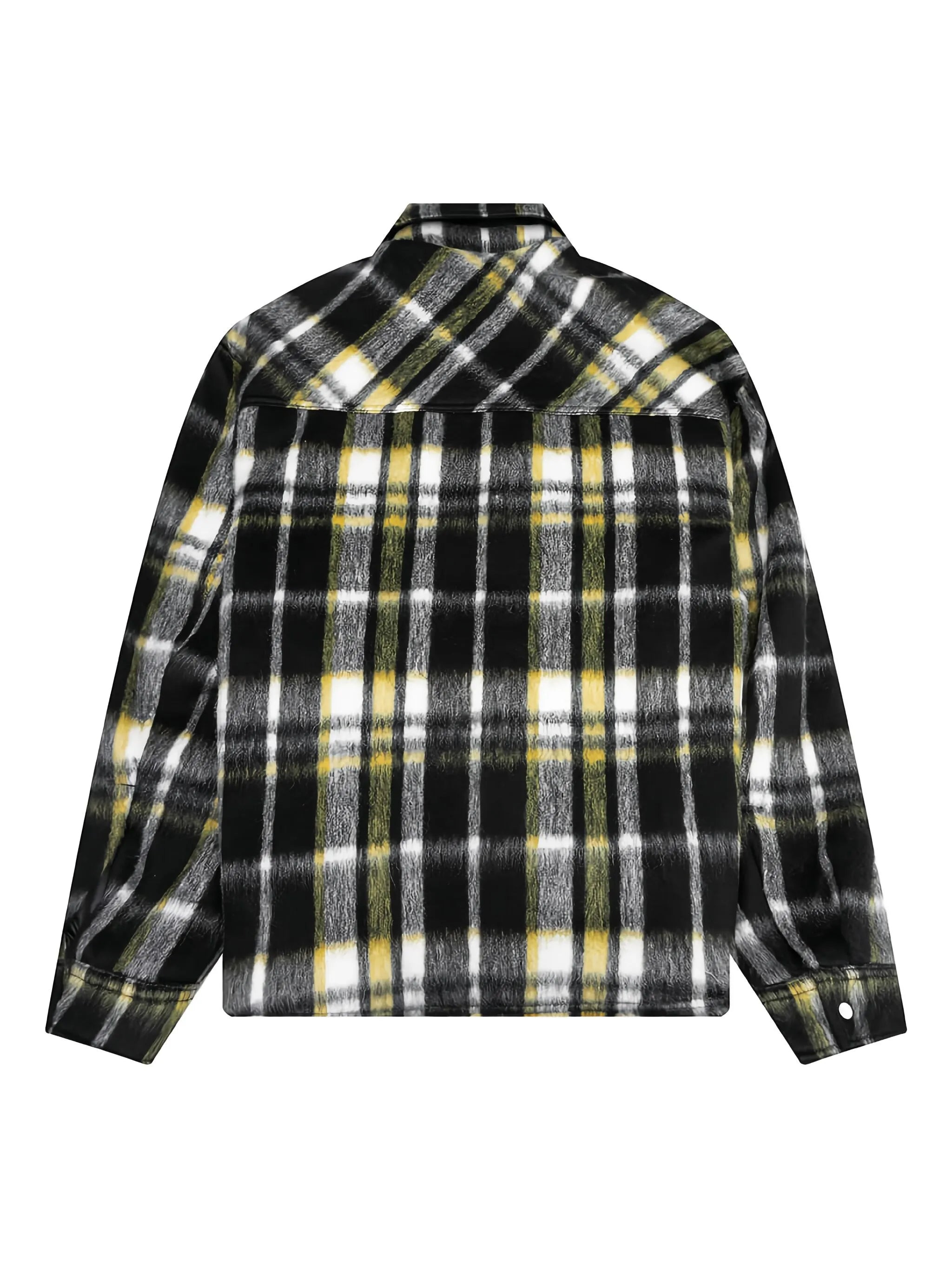 textured plaid shirt - 2