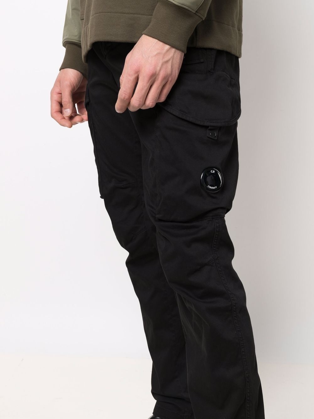 lens detail cargo trousers - 5