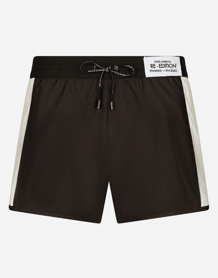 Swim shorts with contrasting band - 1