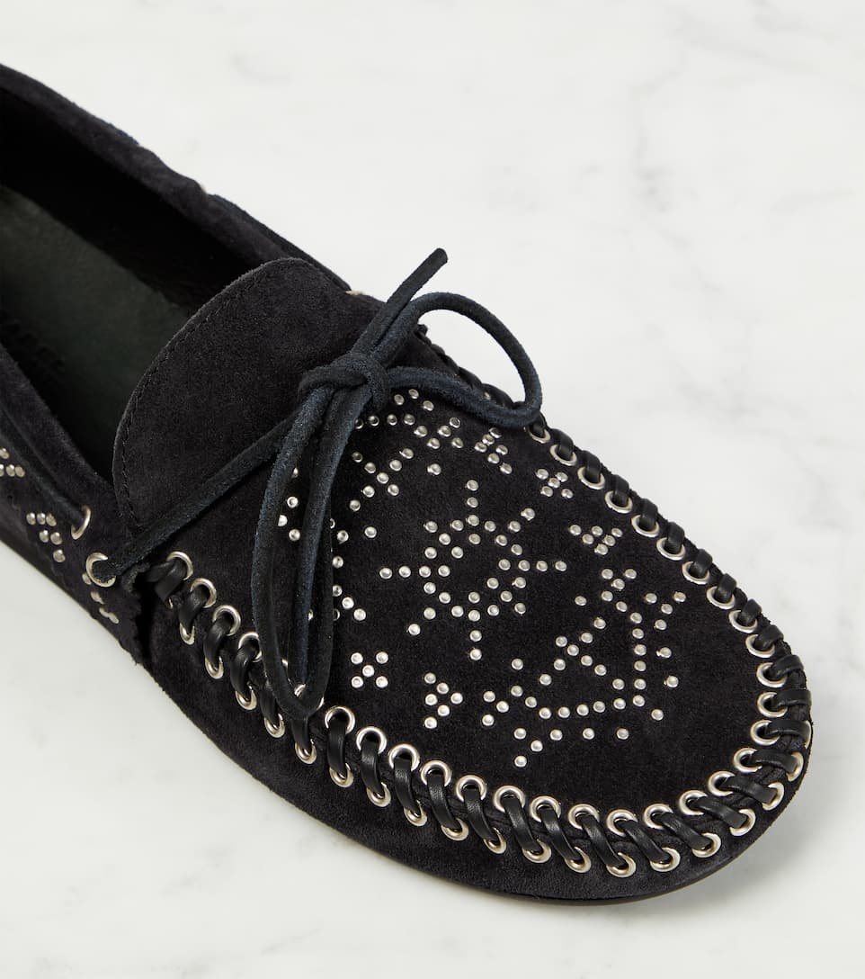 Freen embellished suede moccasins - 6