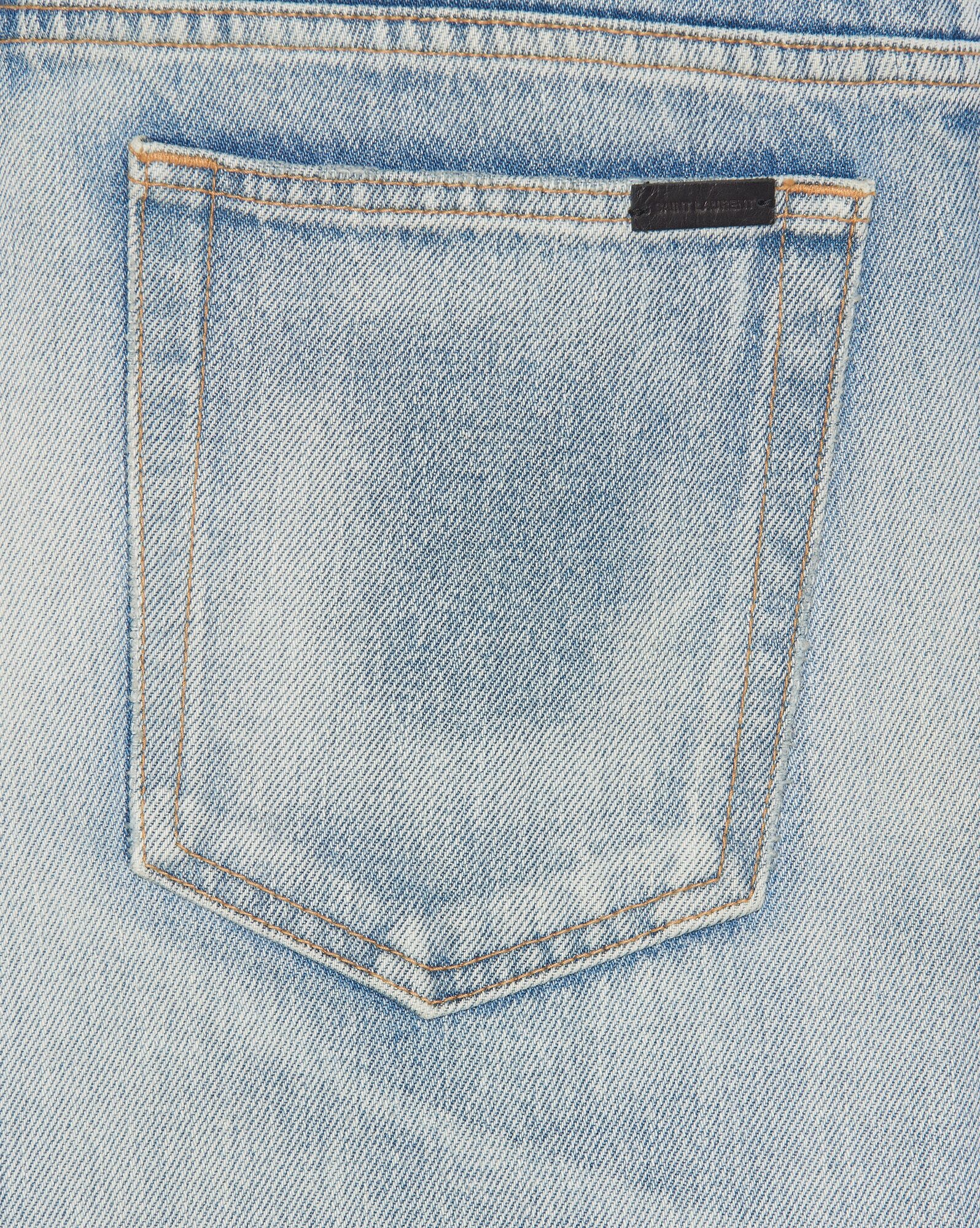 carrot-fit jeans in light fall blue denim - 4