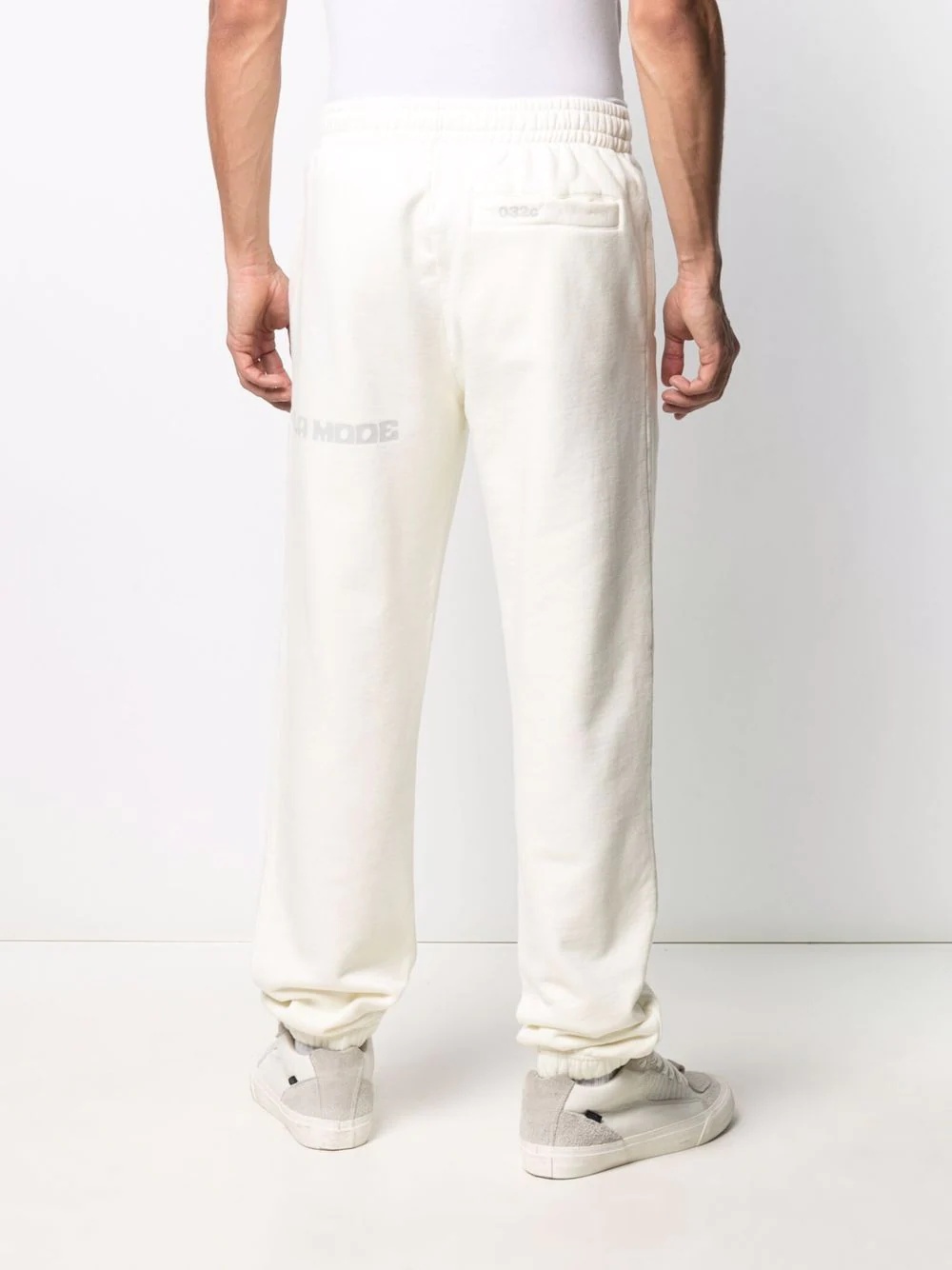 straight-leg logo cotton track pants - 5