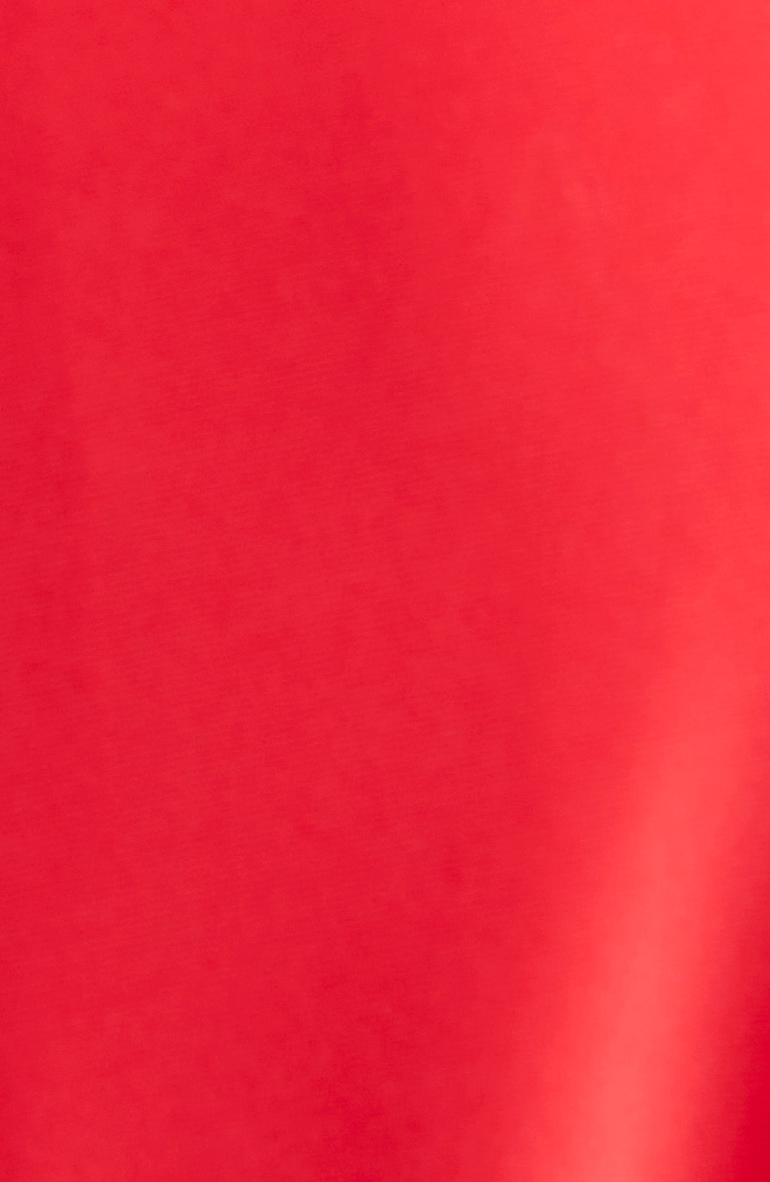 Sandy Liang Riverton Asymmetric Jersey Minidress in Red at Nordstrom - 6