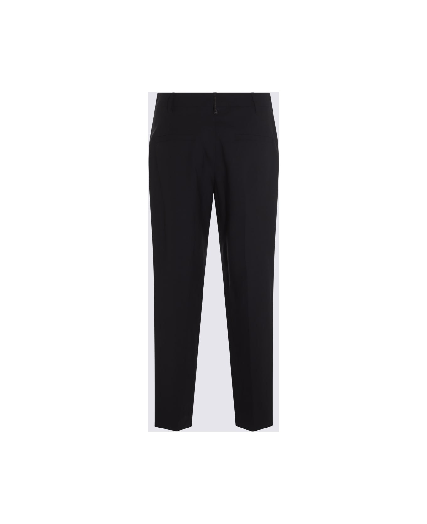 Dark Blue Wool Pants - 2