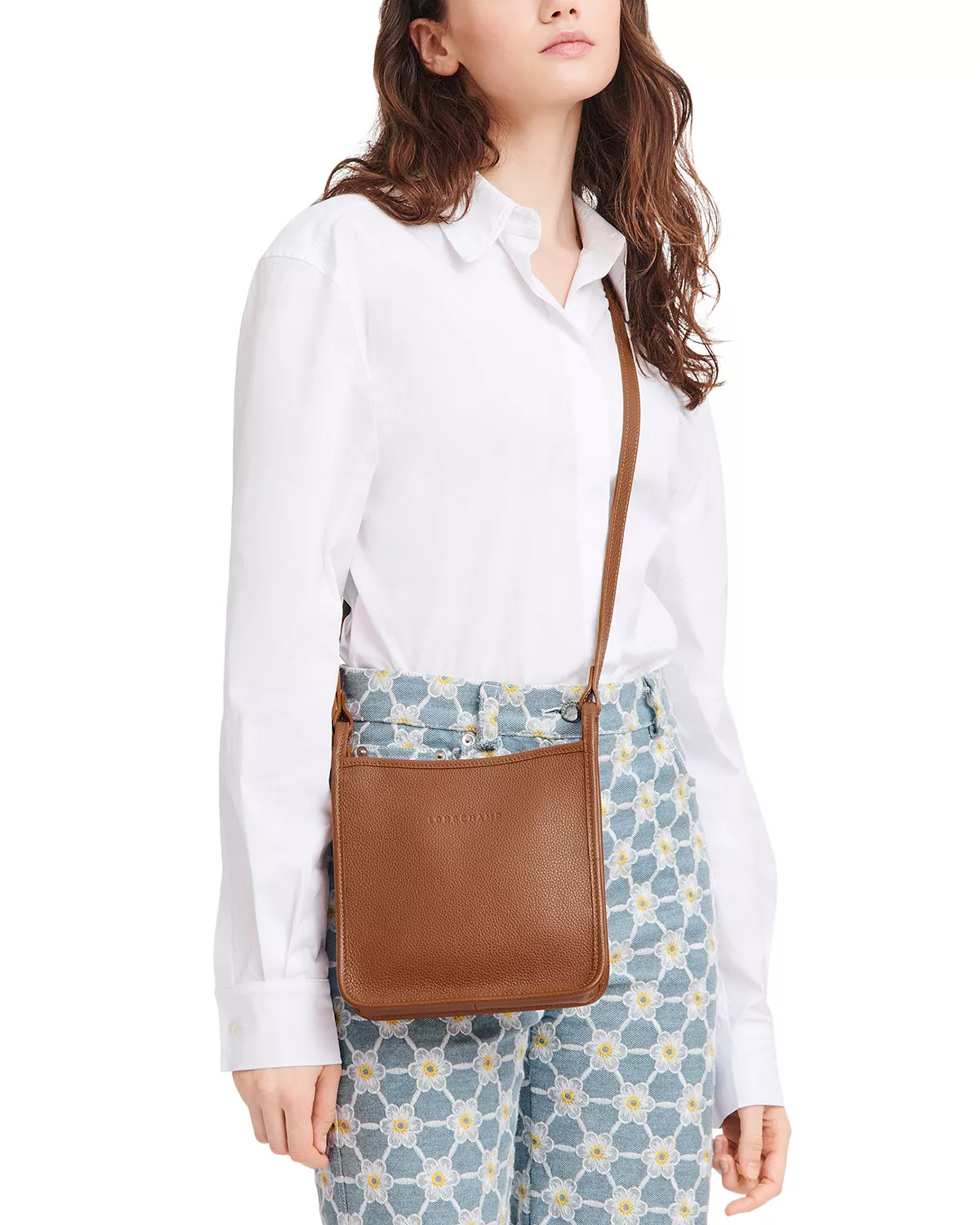 Le Foulonné Small Zip Leather Crossbody - 2