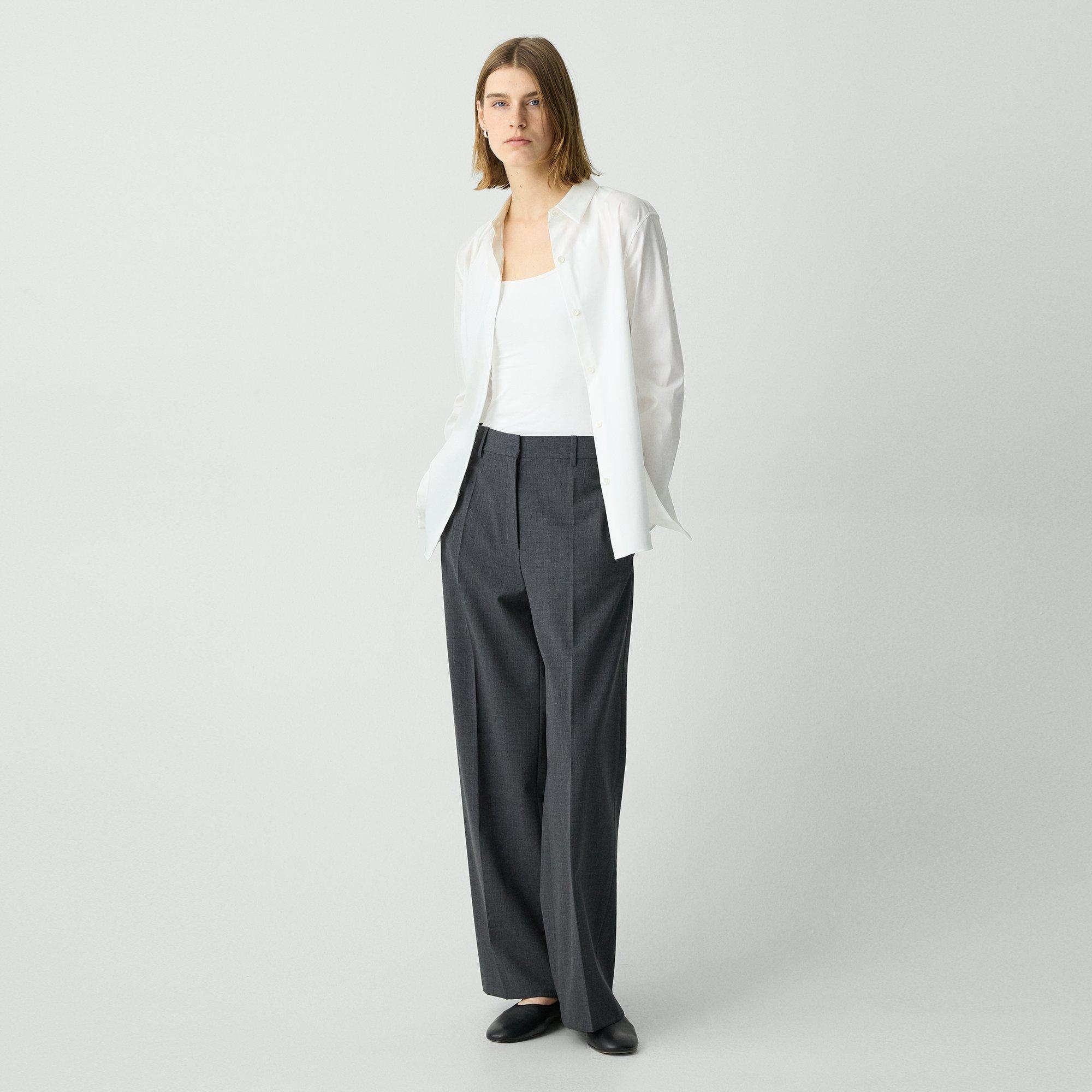 Straight Pant in Good Wool - 3