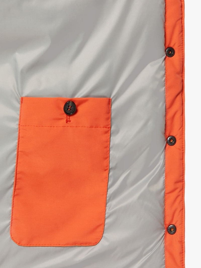 OSAKA ORANGE RAIN SYSTEM WOOL & NYLON BLEND GILET | GQF-304 6