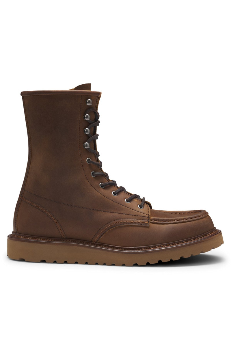 BECKHAM X BOSS HALF BOOTS IN LEATHER 1
